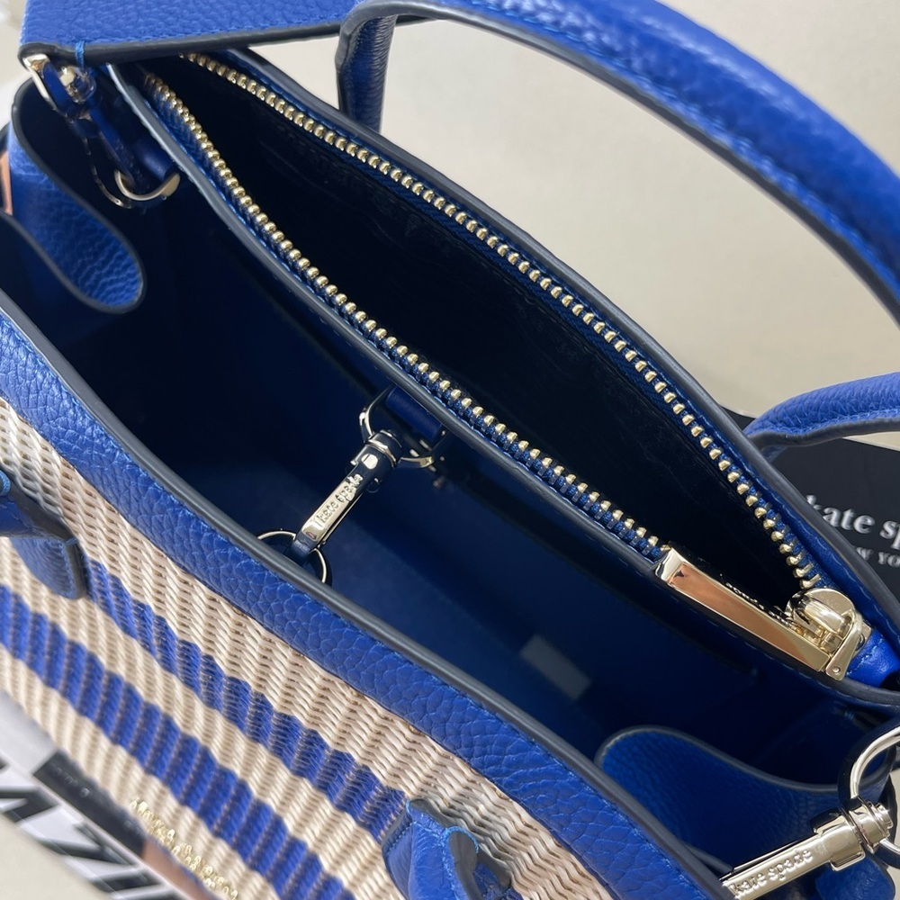 (new+tag) Kate Spade Knott Striped Medium Satchel - Picture 16 of 17